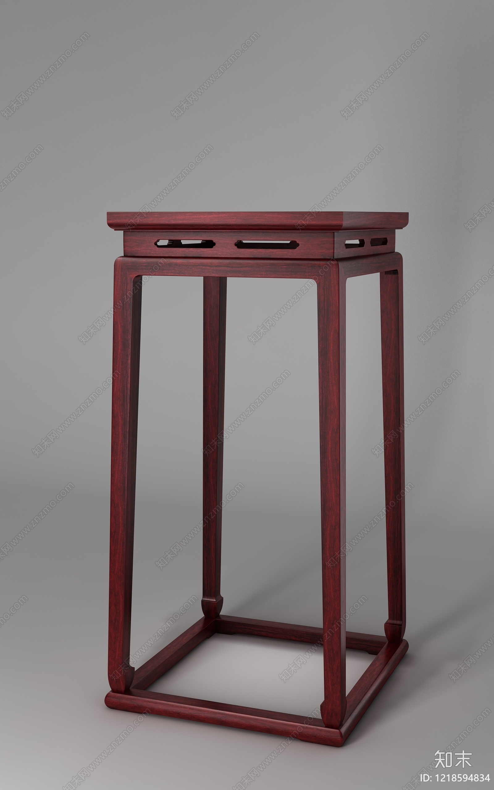 新中式花架3D模型下载【ID:1218594834】