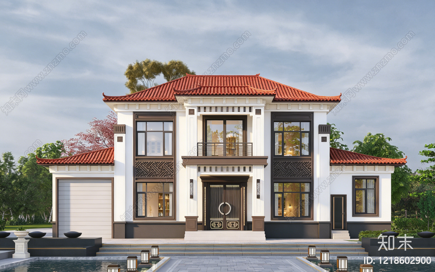别墅建筑cad施工图下载【ID:1218602900】