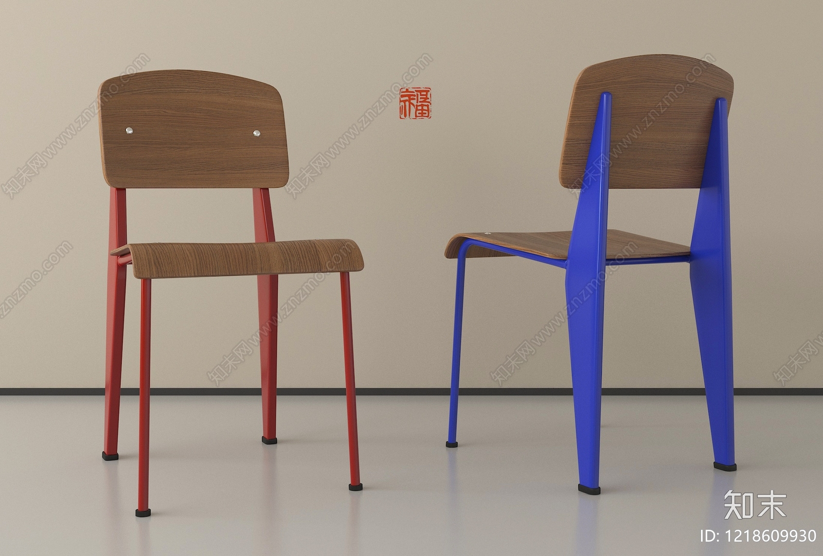 现代简约餐椅SU模型下载【ID:1218609930】