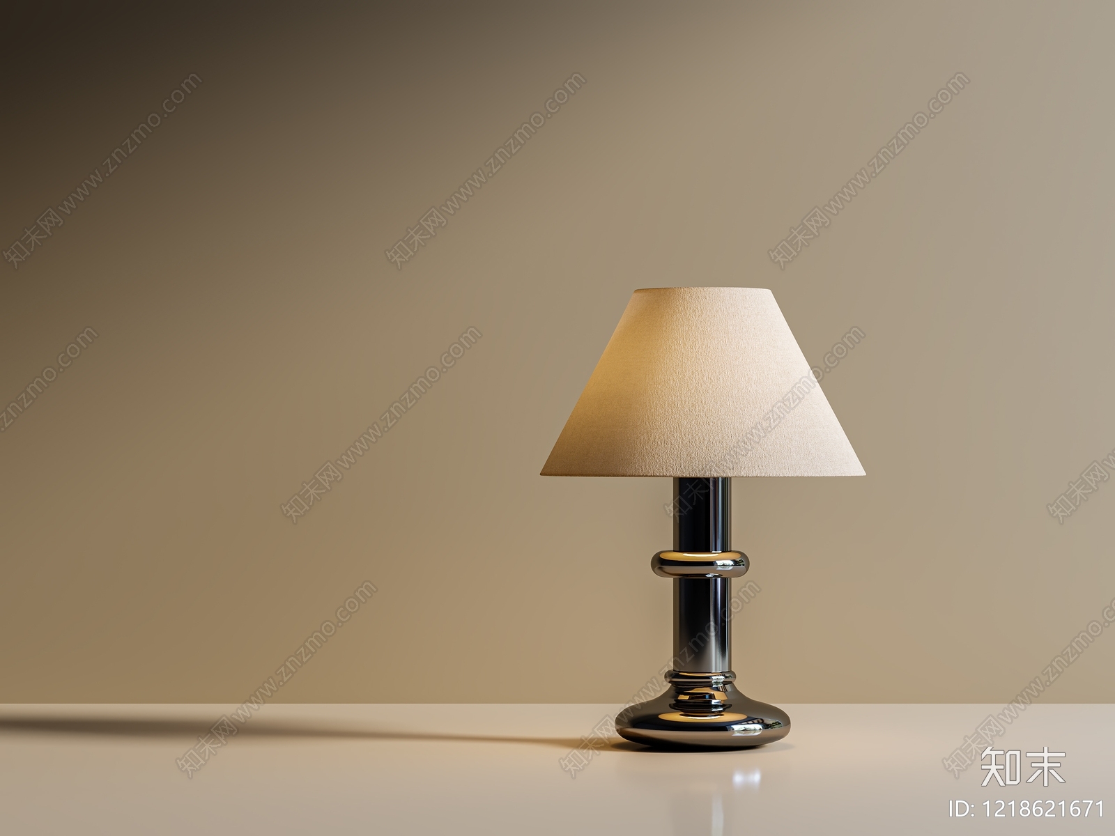 现代简约台灯3D模型下载【ID:1218621671】