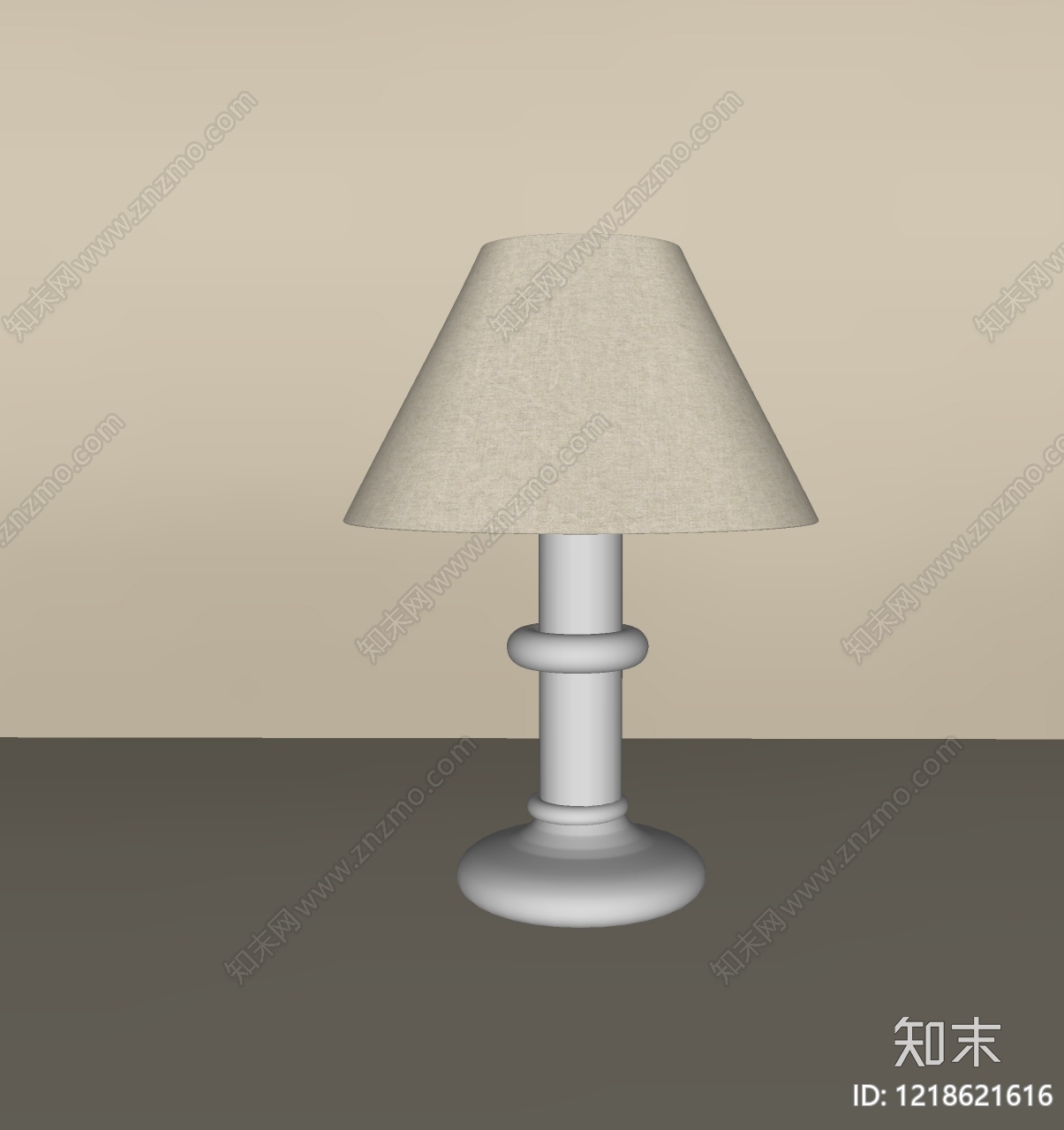 极简台灯SU模型下载【ID:1218621616】
