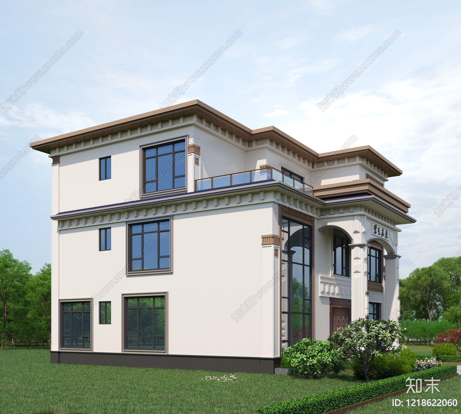 别墅建筑cad施工图下载【ID:1218622060】