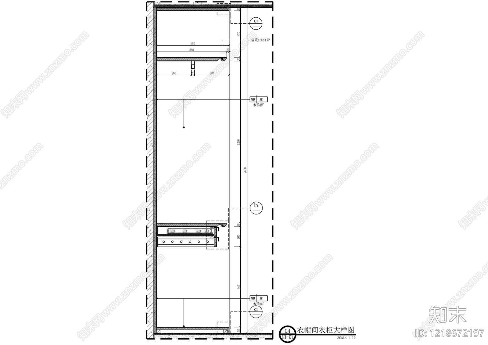 柜体节点cad施工图下载【ID:1218672197】