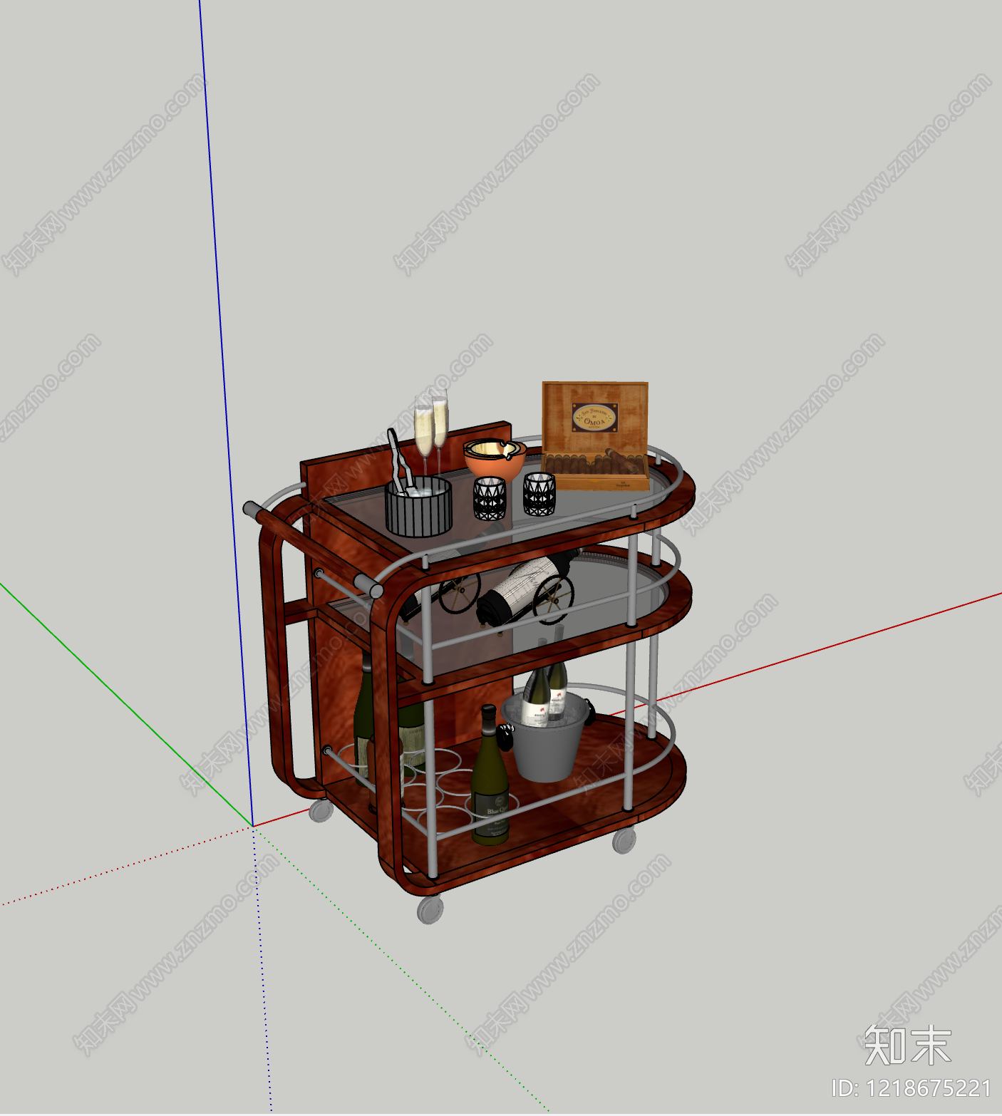 现代简约其他桌子SU模型下载【ID:1218675221】