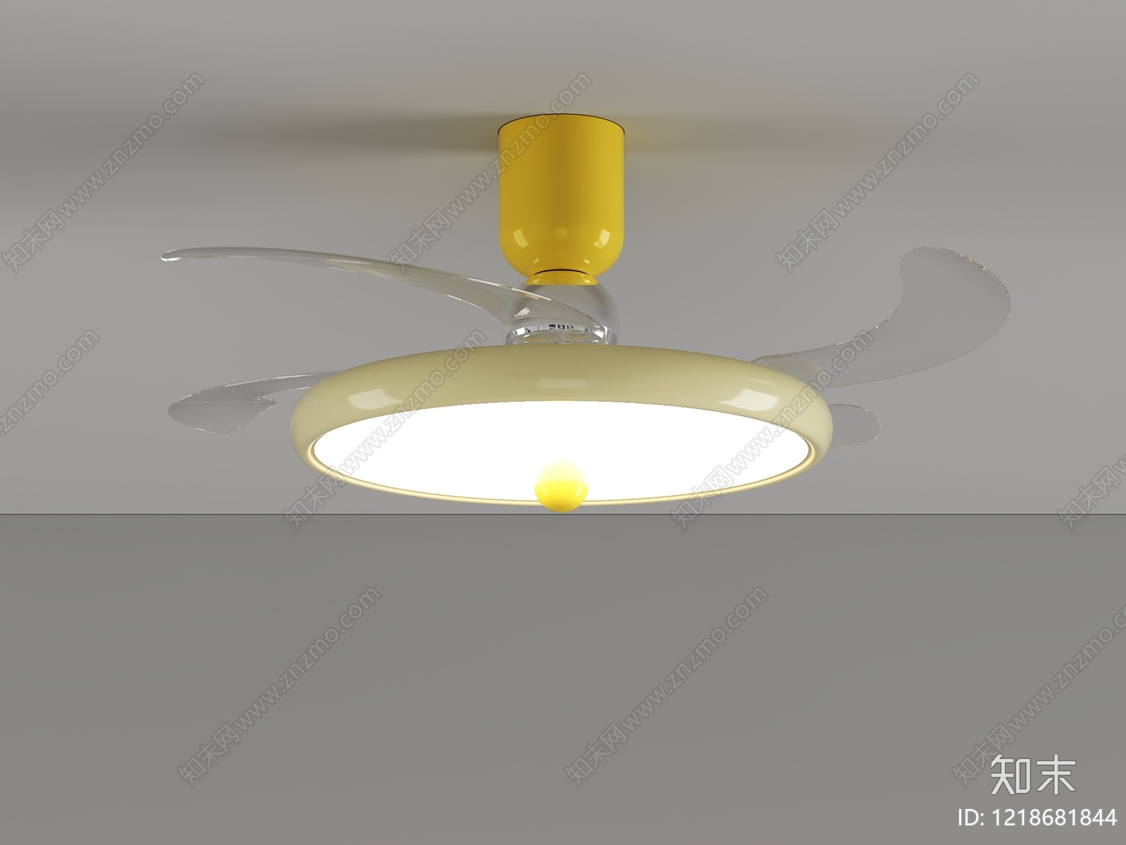 现代简约吸顶灯SU模型下载【ID:1218681844】