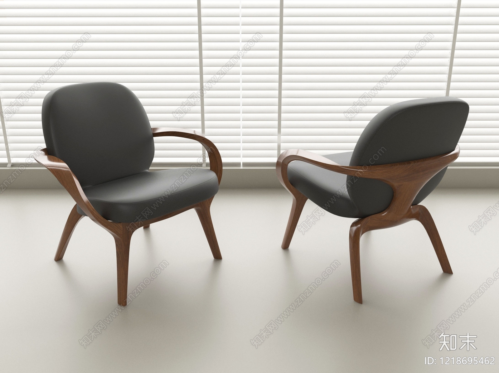 现代简约休闲椅3D模型下载【ID:1218695462】
