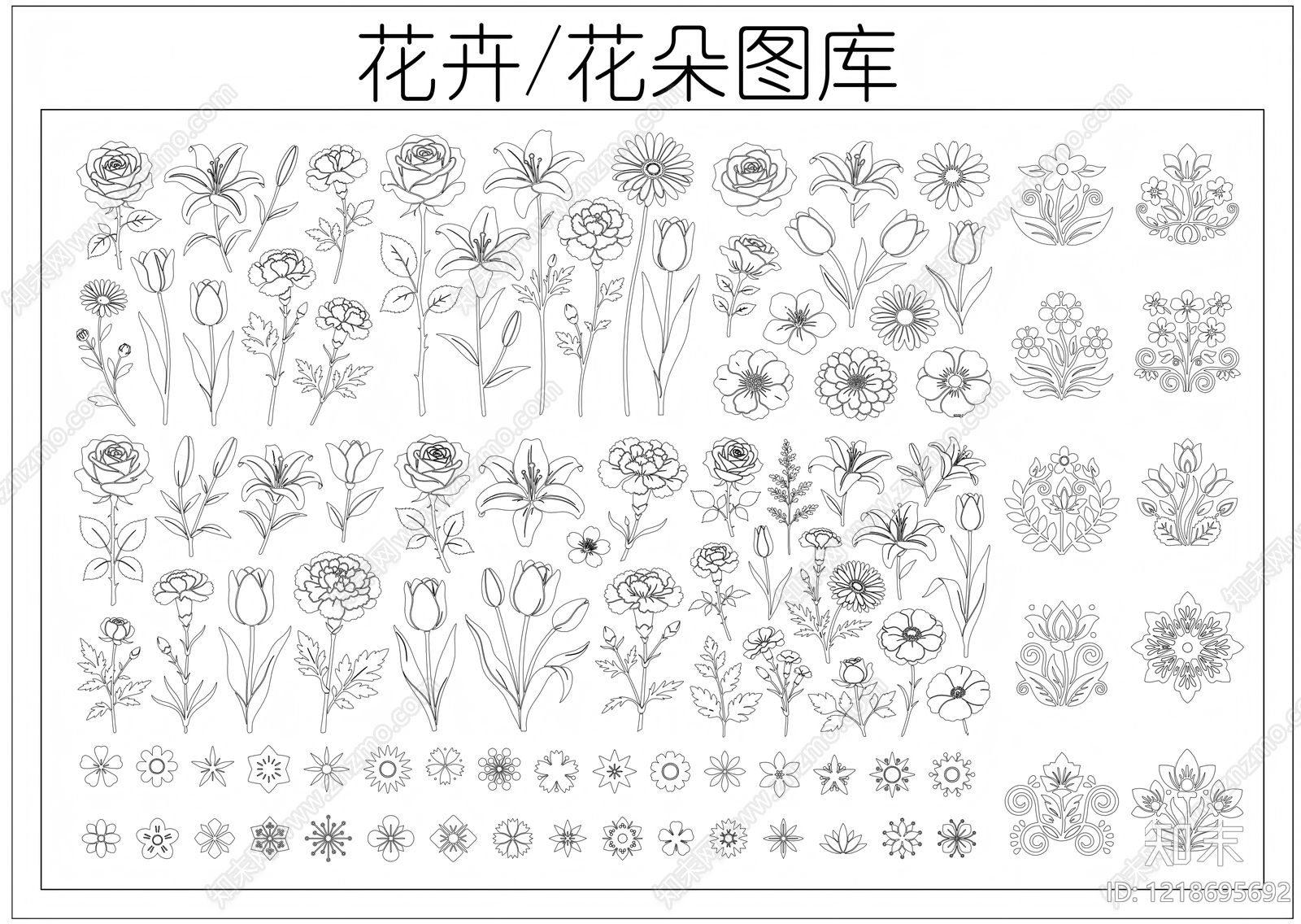 花cad施工图下载【ID:1218695692】