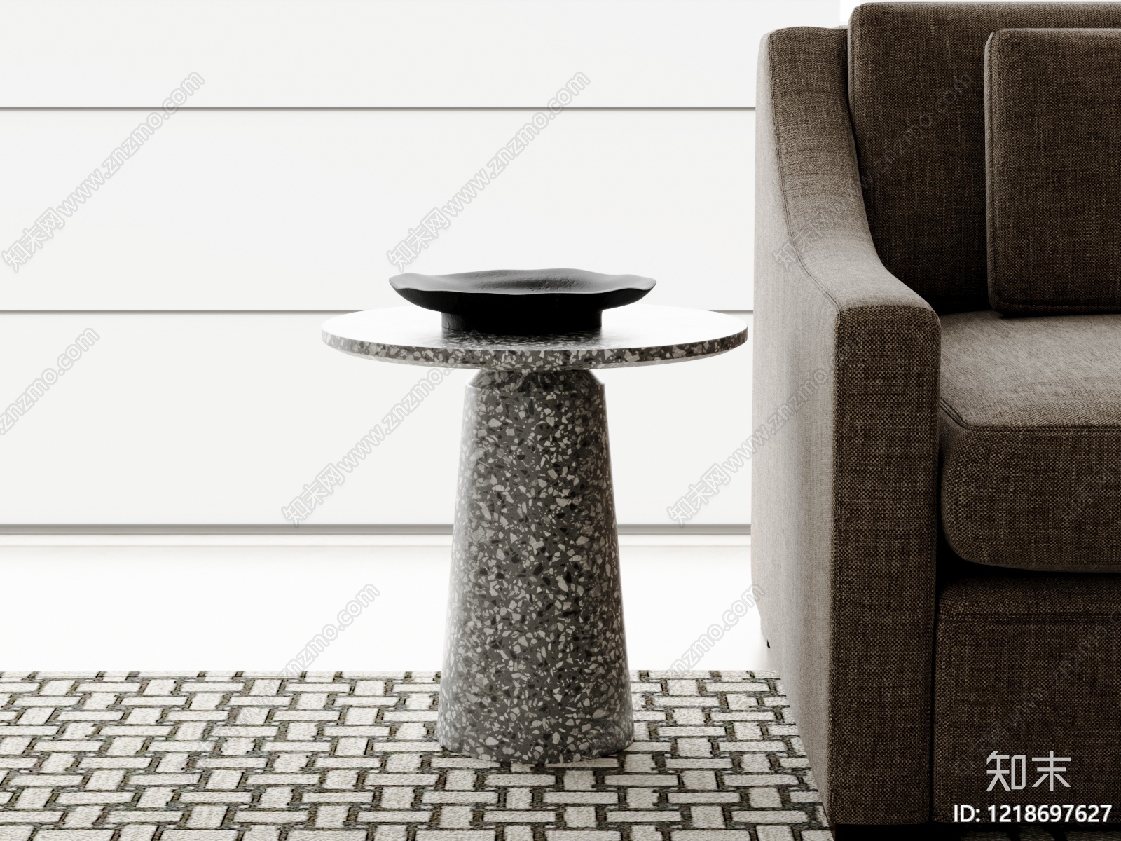 现代简约边几3D模型下载【ID:1218697627】