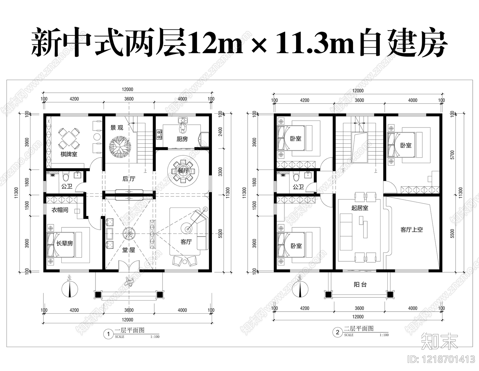 别墅cad施工图下载【ID:1218701413】