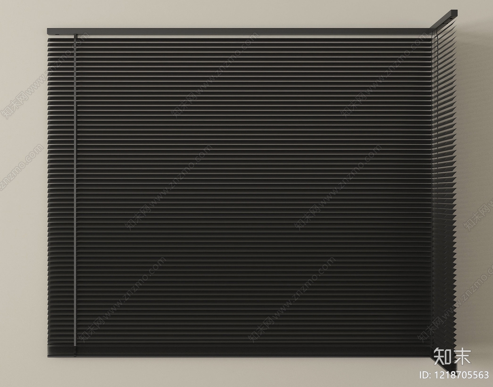 极简百叶帘3D模型下载【ID:1218705563】