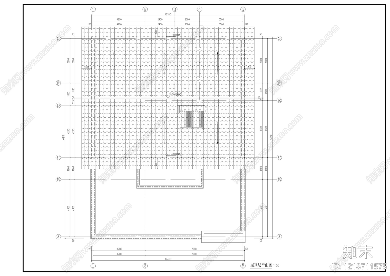 别墅建筑cad施工图下载【ID:1218711575】
