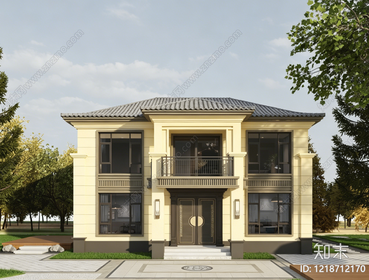 别墅建筑cad施工图下载【ID:1218712170】