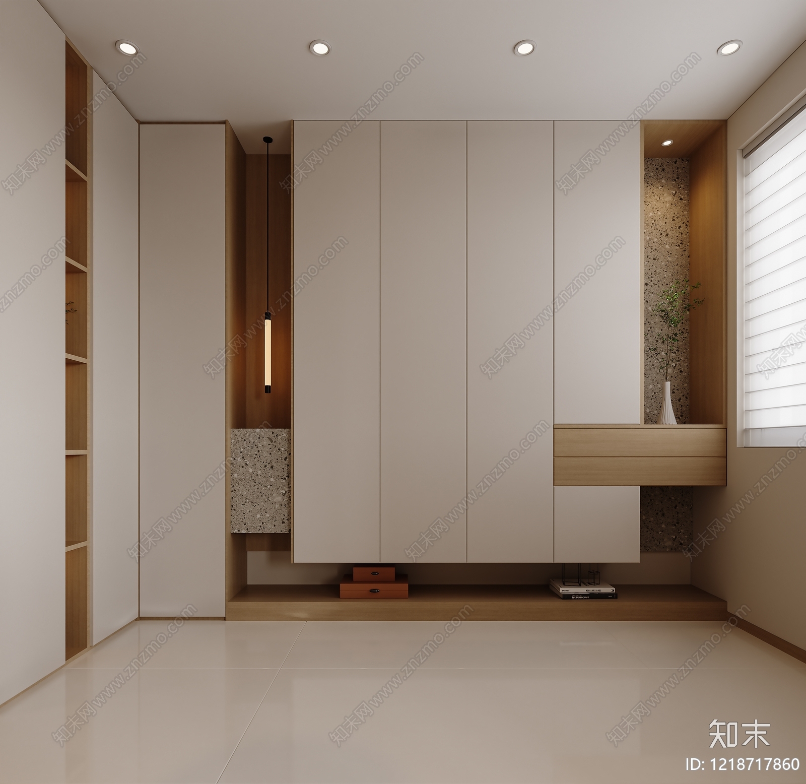 现代简约家居卧室3D模型下载【ID:1218717860】
