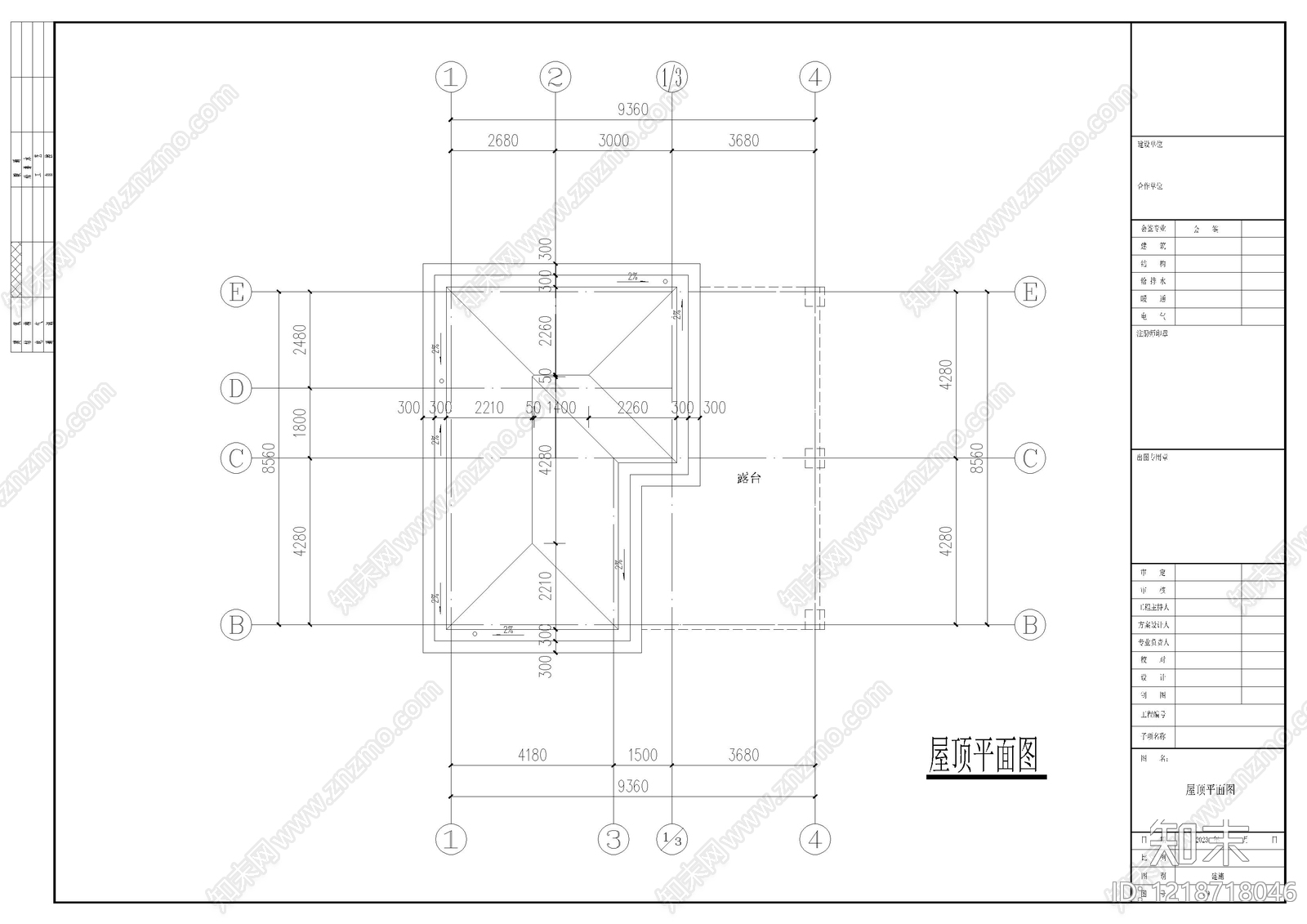 别墅建筑cad施工图下载【ID:1218718046】