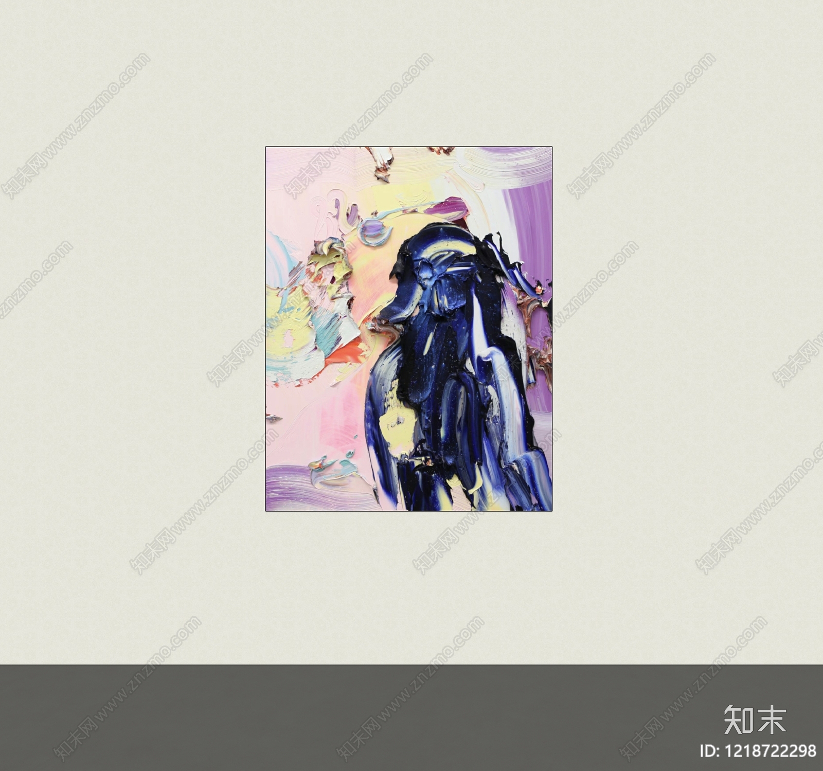 现代挂画SU模型下载【ID:1218722298】