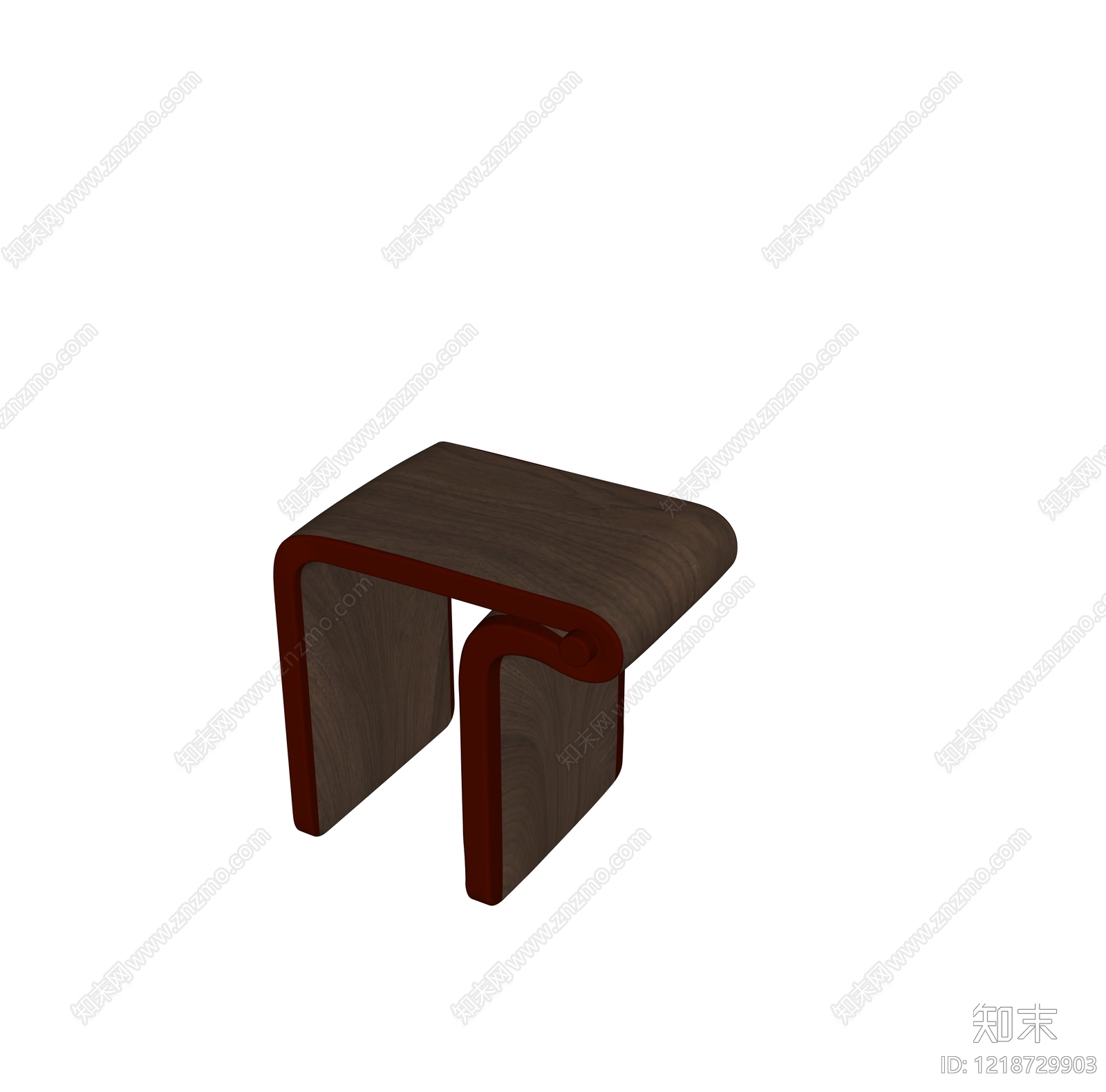 新中式沙发凳SU模型下载【ID:1218729903】