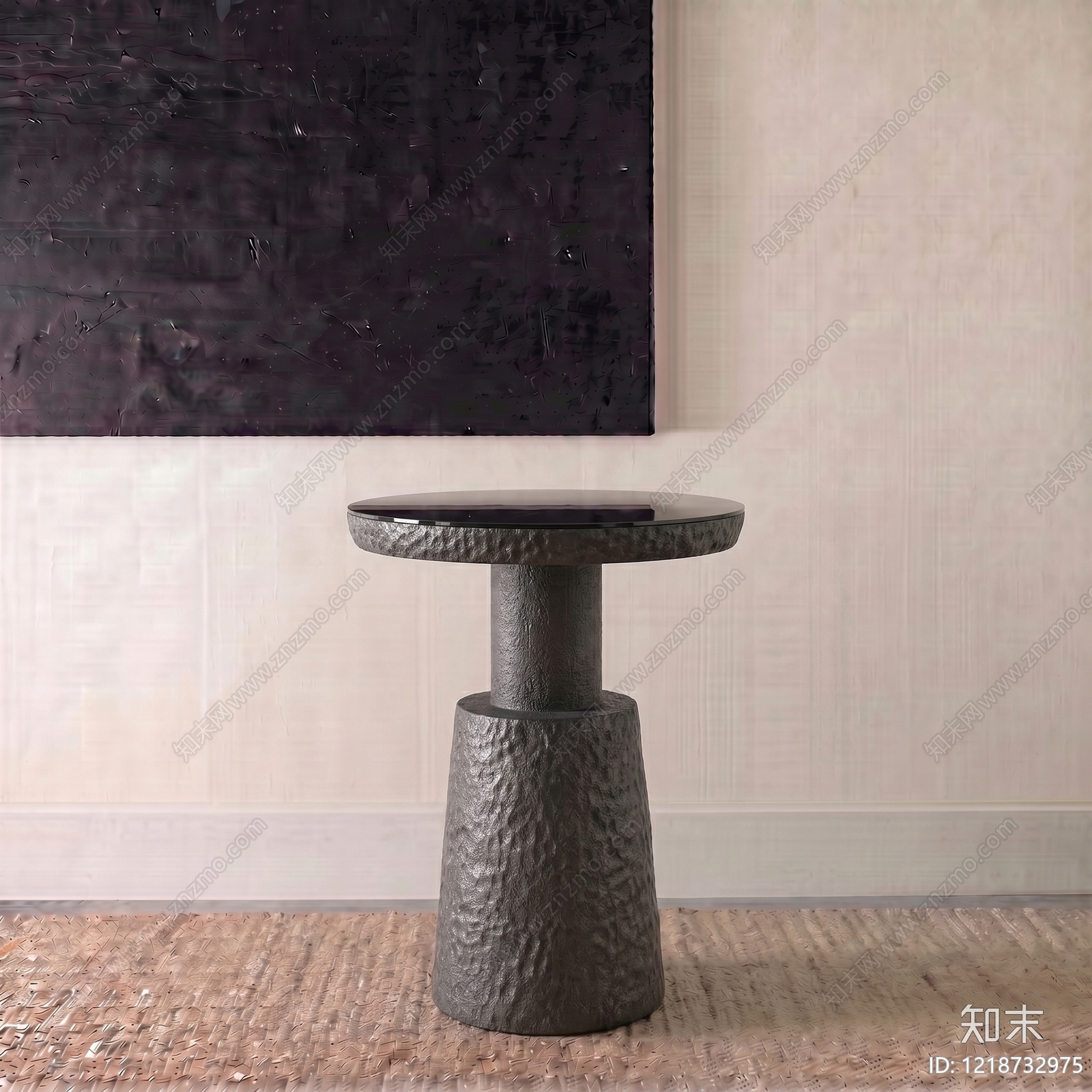 侘寂边几SU模型下载【ID:1218732975】