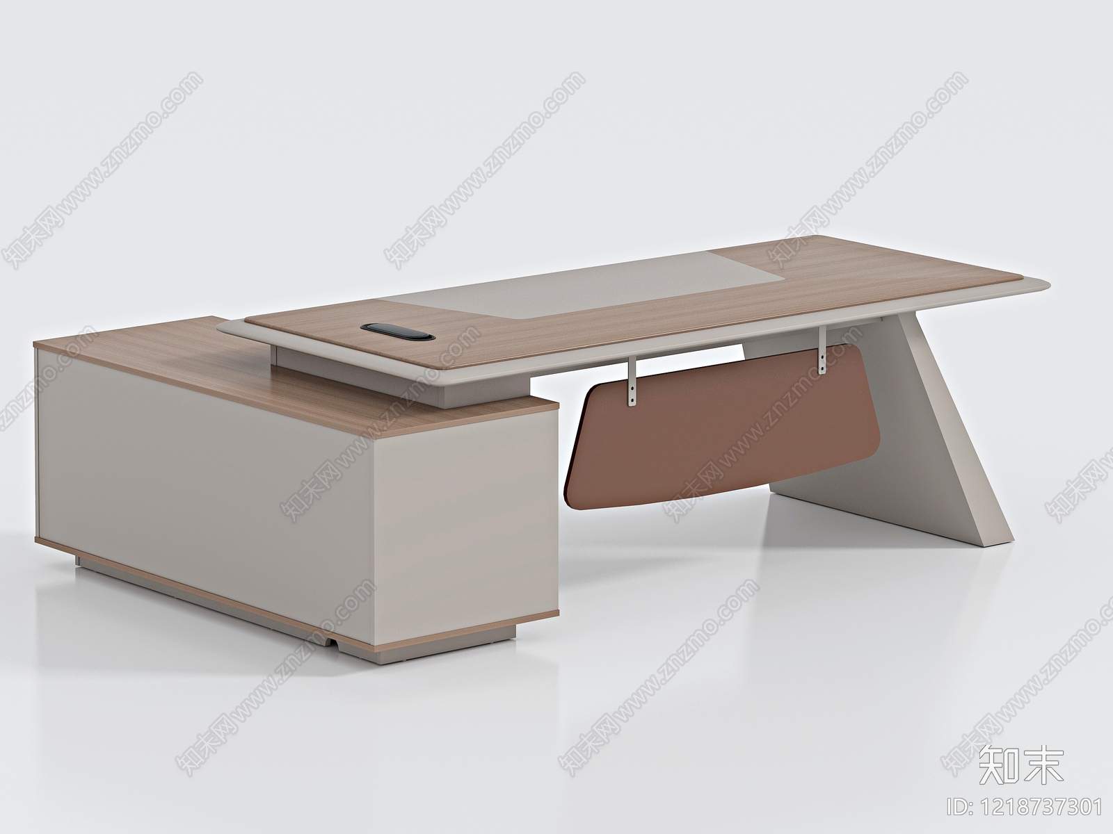 现代简约办公桌3D模型下载【ID:1218737301】