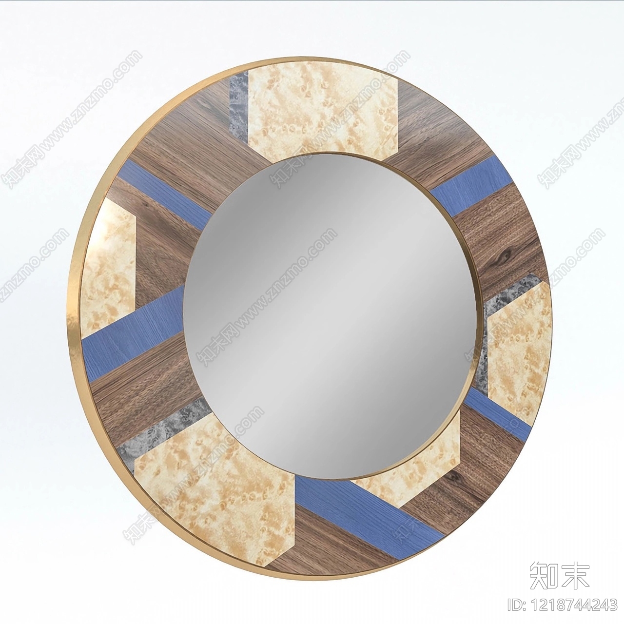 现代轻奢镜子3D模型下载【ID:1218744243】