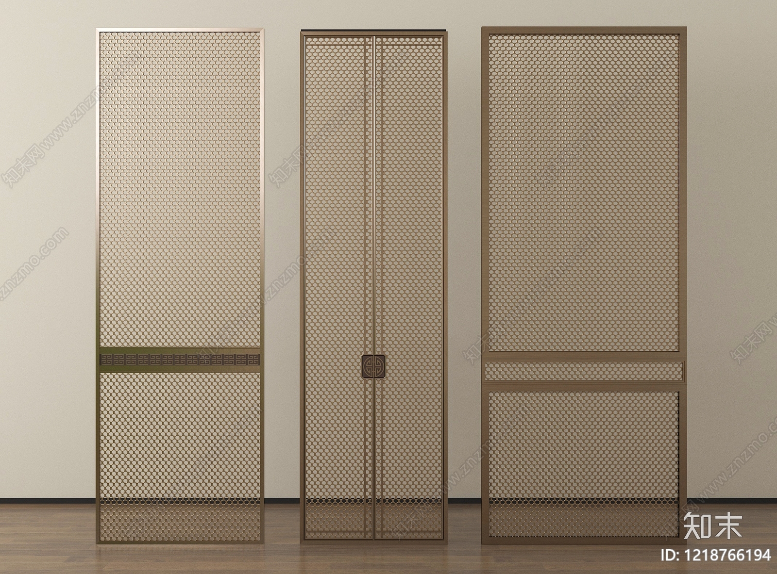 新中式屏风3D模型下载【ID:1218766194】