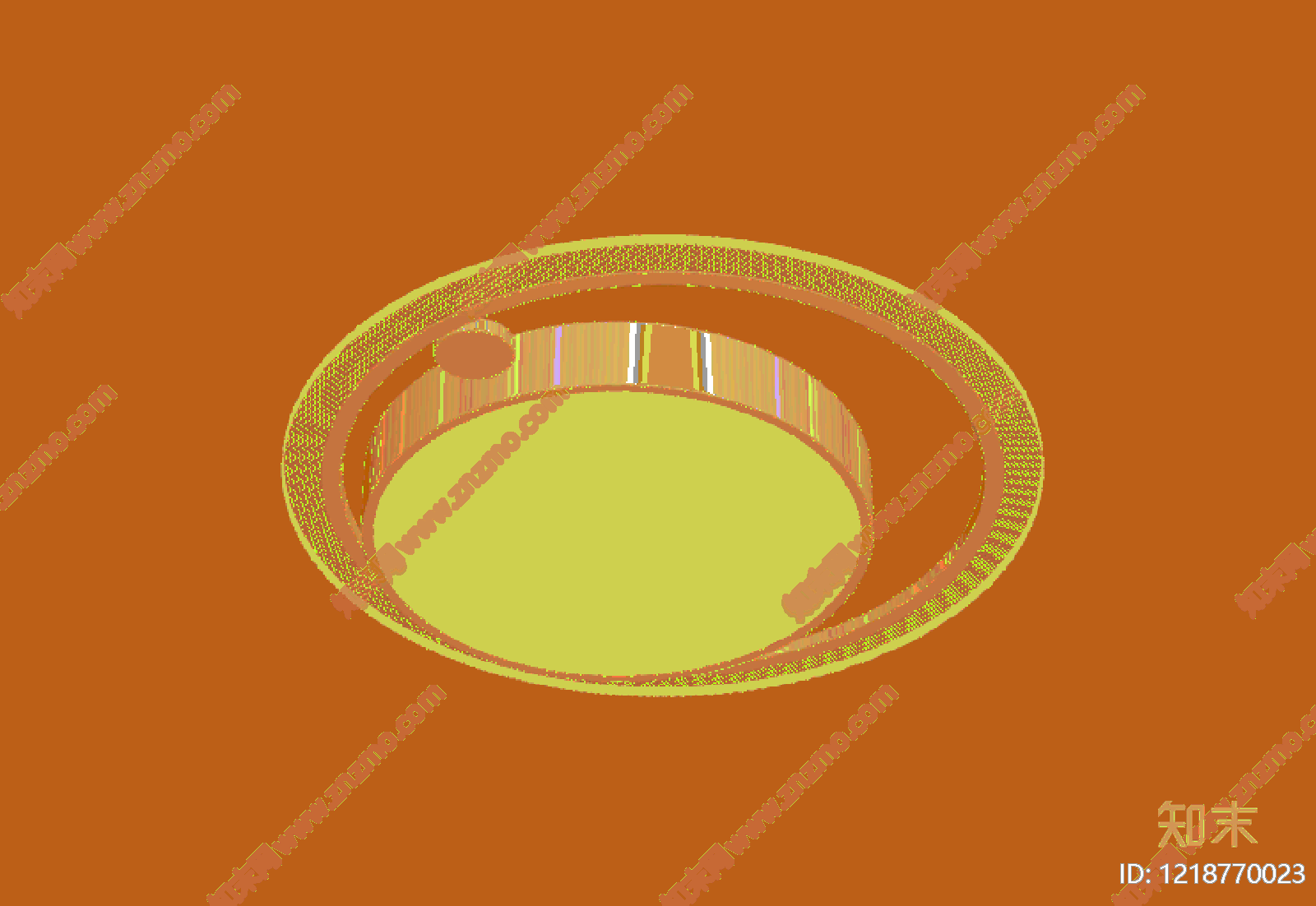 现代简约吸顶灯SU模型下载【ID:1218770023】