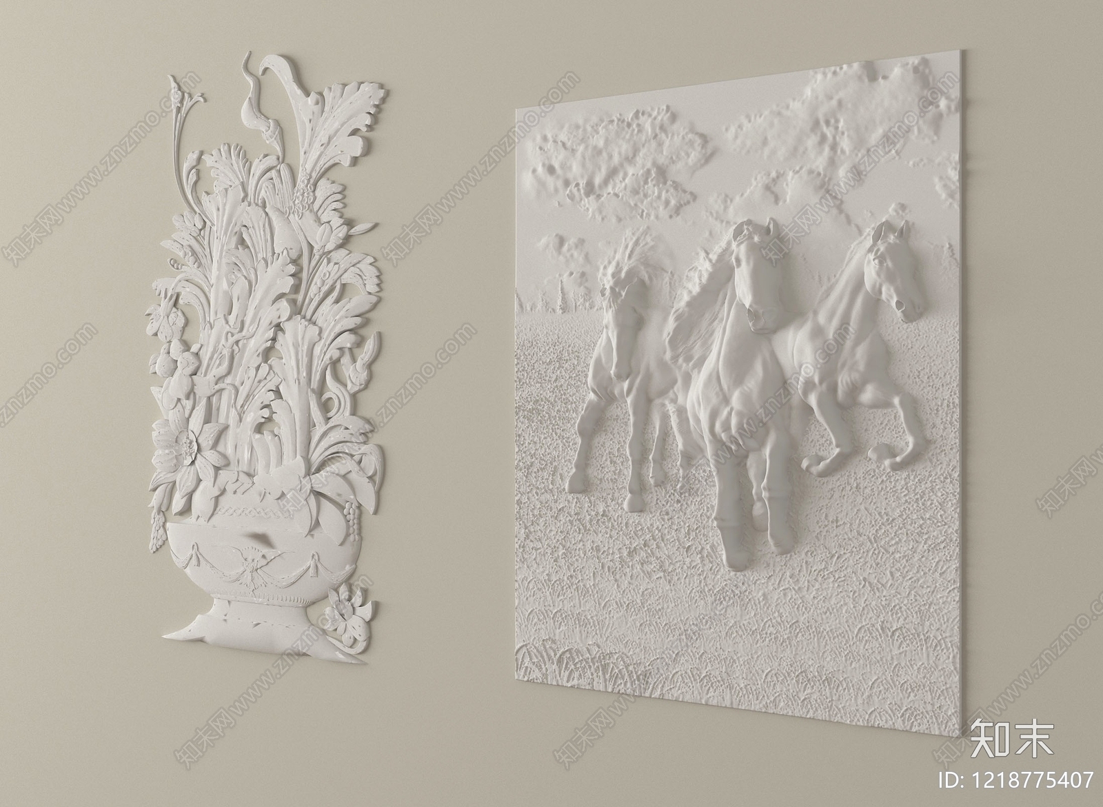 极简雕花3D模型下载【ID:1218775407】