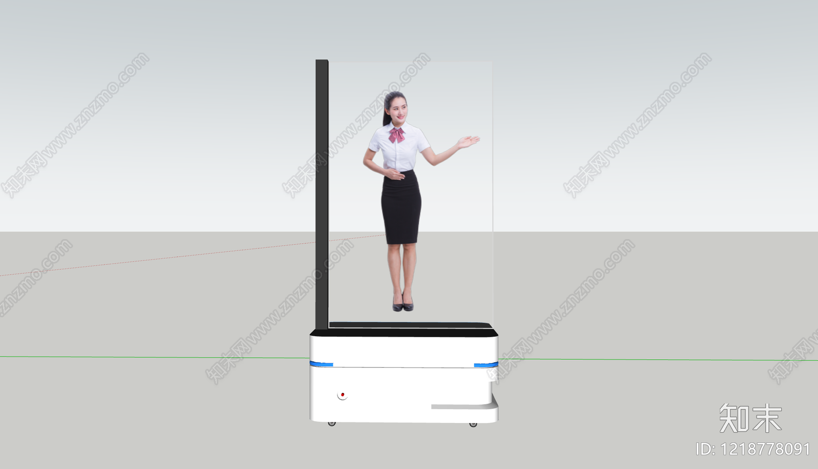 现代简约讲解系统SU模型下载【ID:1218778091】
