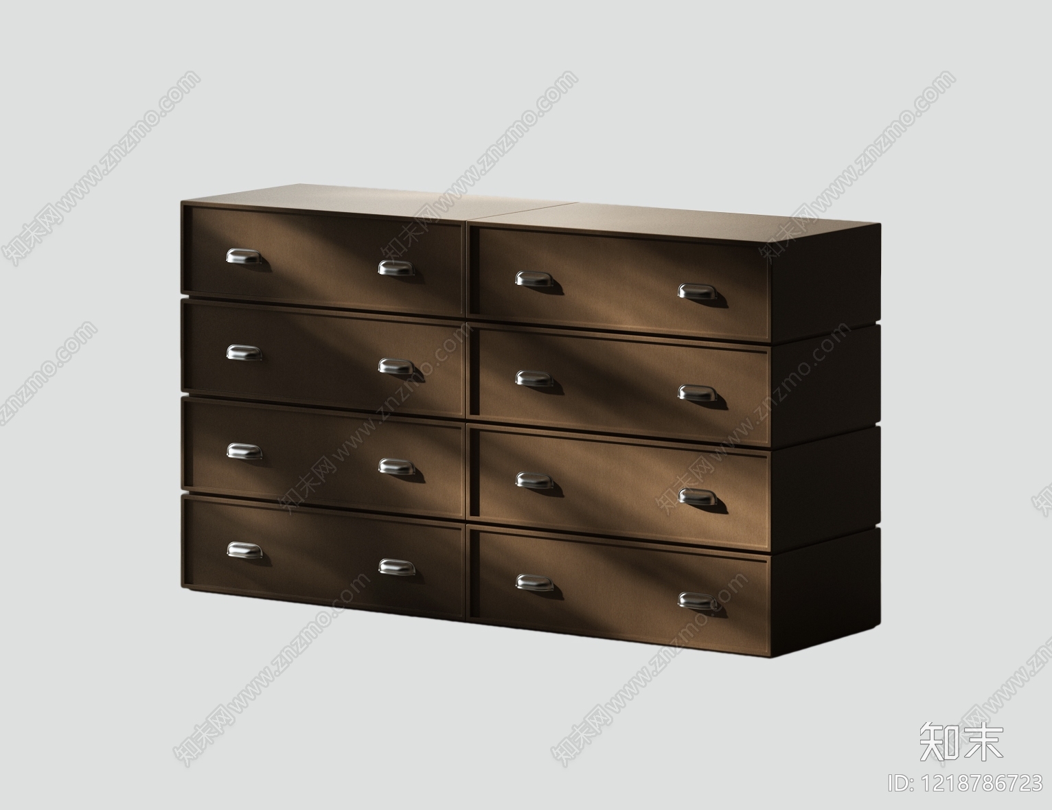 极简斗柜3D模型下载【ID:1218786723】