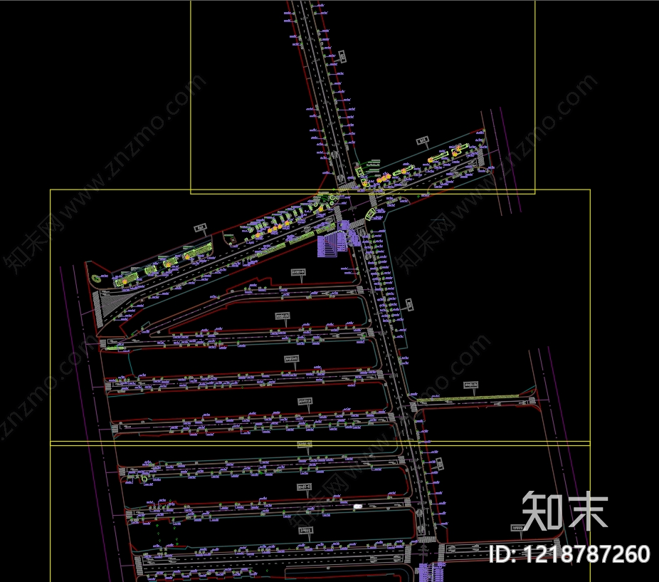 路侧绿化带景观CAD图纸