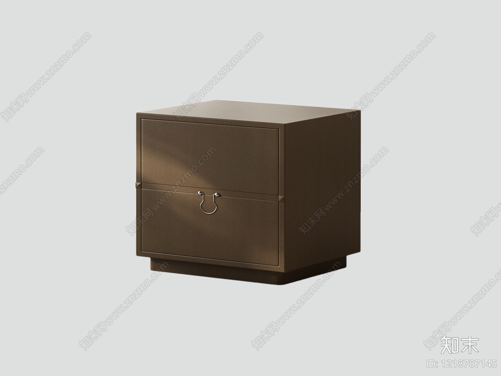 极简床头柜3D模型下载【ID:1218787145】