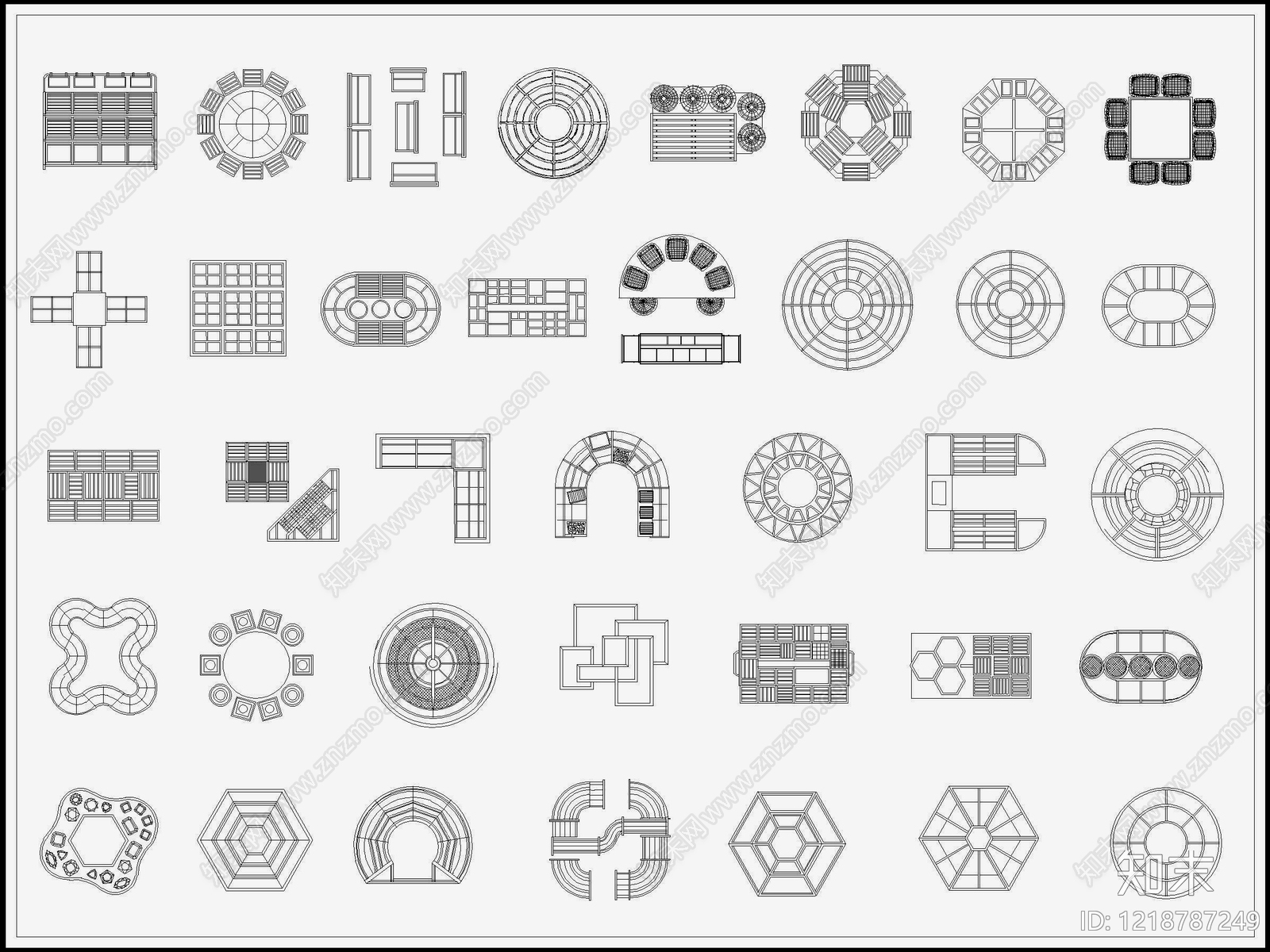 家具图库CAD图纸