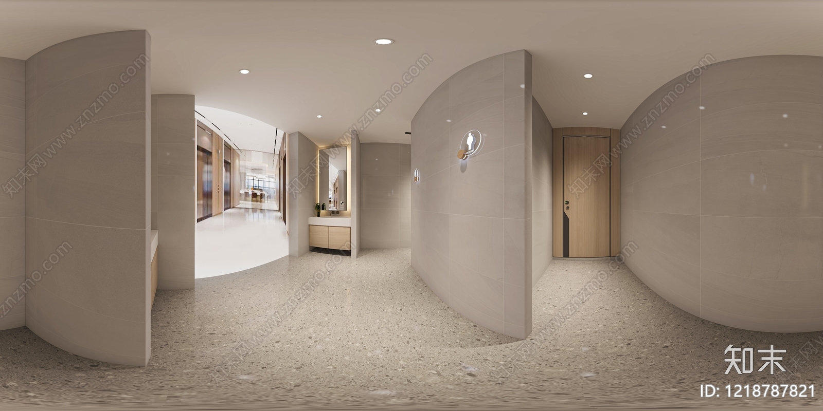 现代简约公共卫生间3D模型下载【ID:1218787821】
