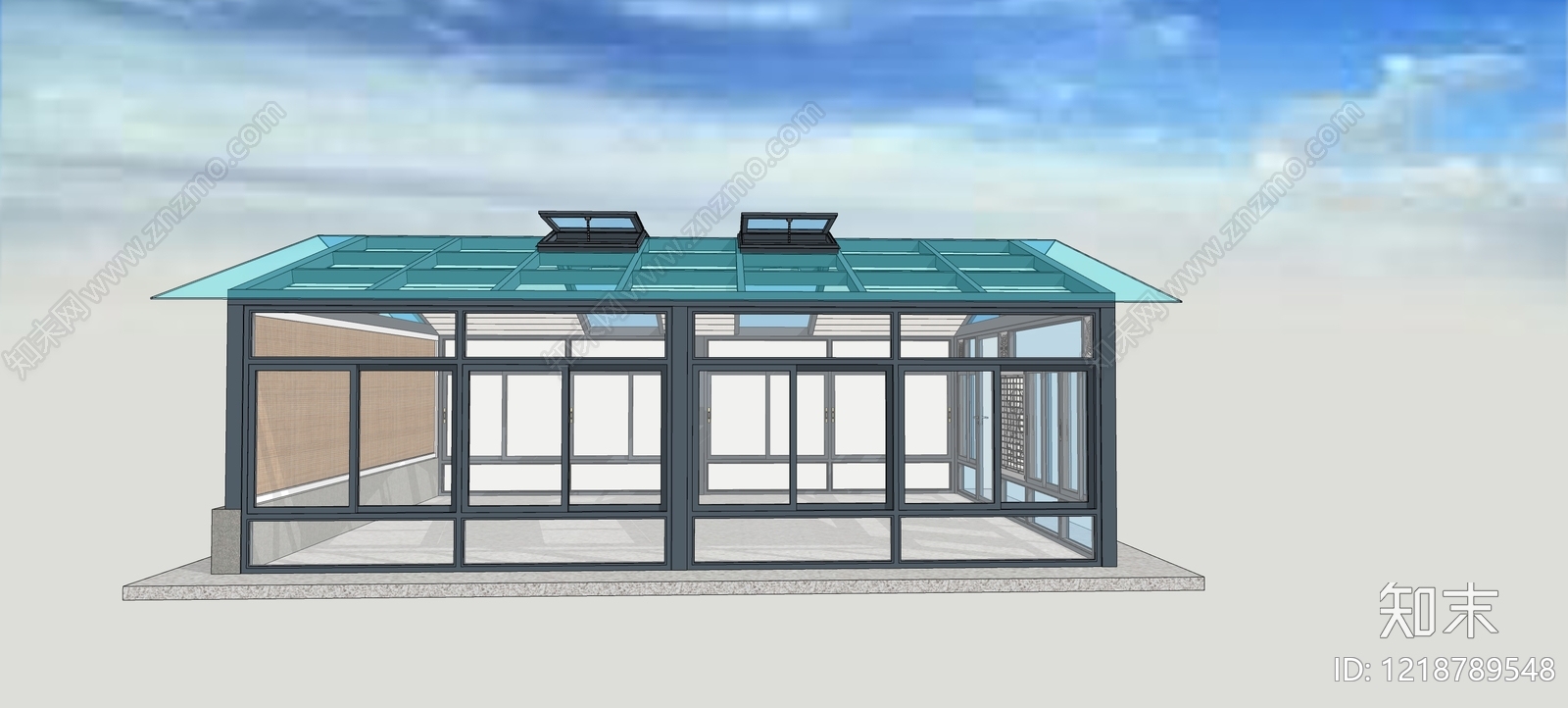 现代简约小公建SU模型下载【ID:1218789548】