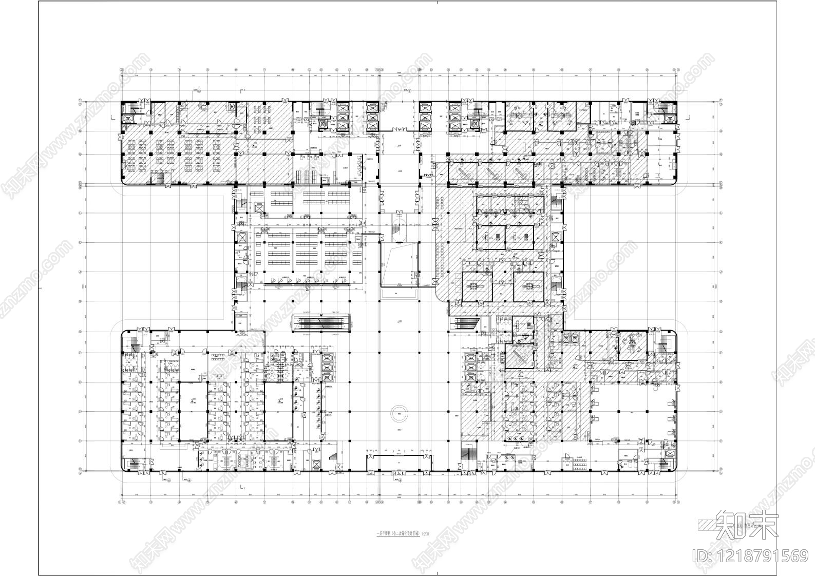 医院建筑cad施工图下载【ID:1218791569】