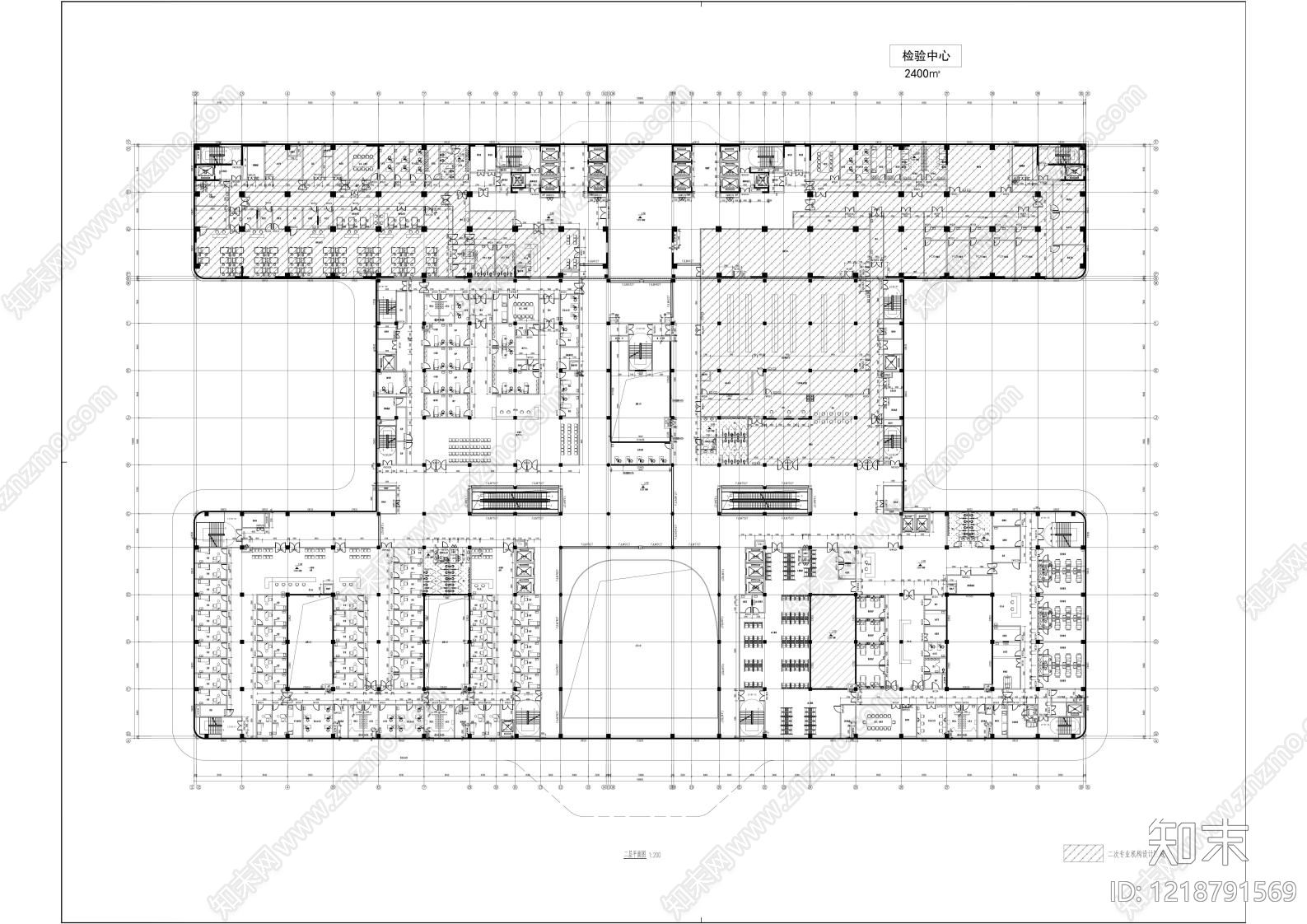 医院建筑cad施工图下载【ID:1218791569】