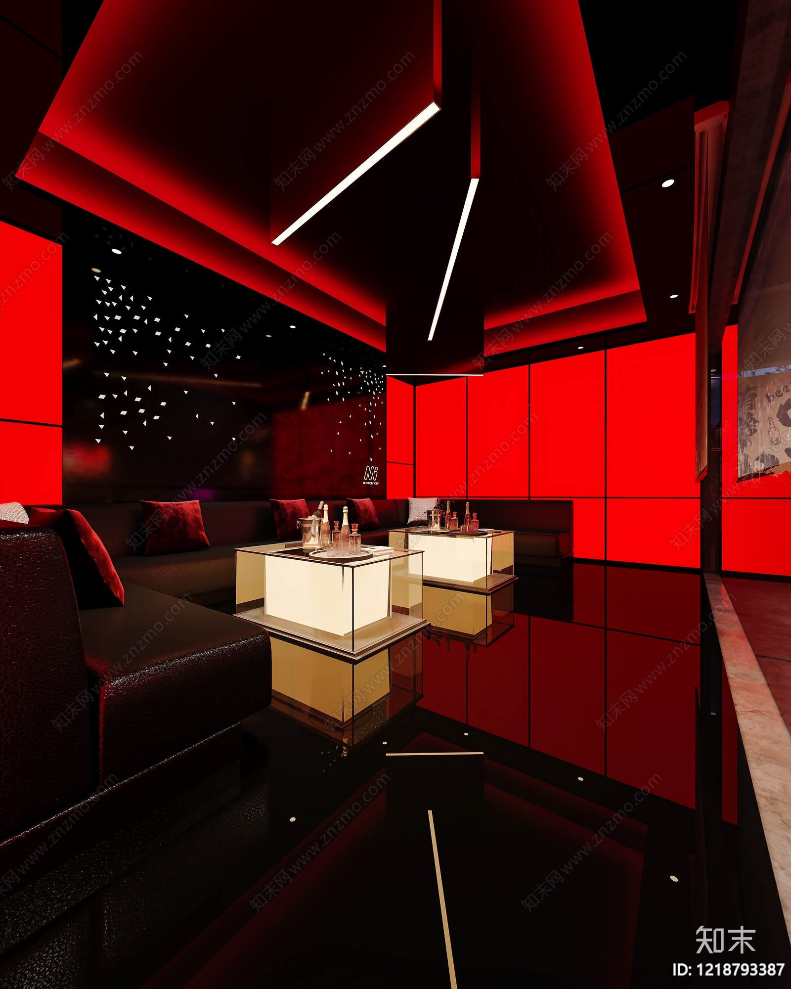 现代轻奢KTV3D模型下载【ID:1218793387】