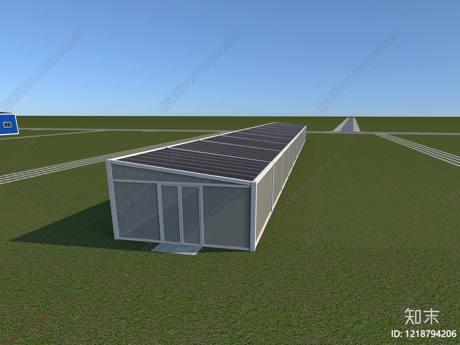 现代主义厂房3D模型下载【ID:1218794206】