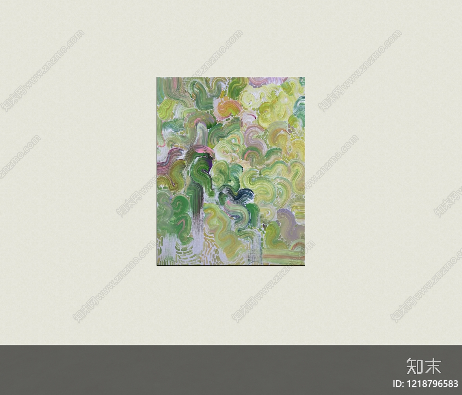 现代挂画SU模型下载【ID:1218796583】
