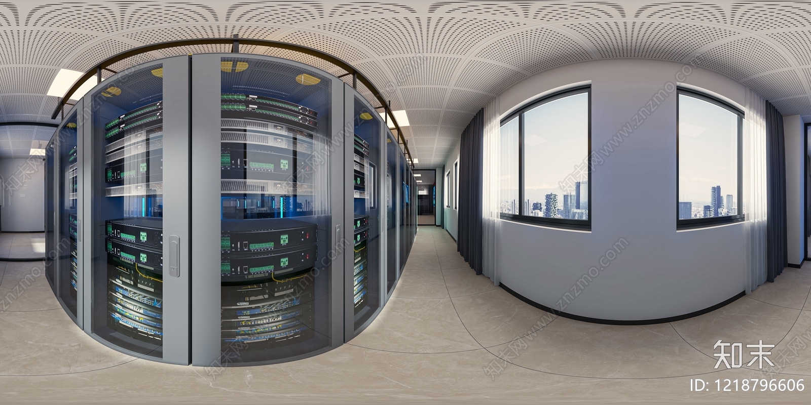 现代简约指挥中心3D模型下载【ID:1218796606】
