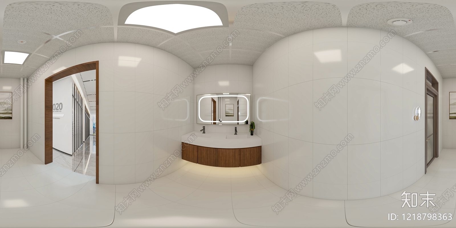 现代简约公共卫生间3D模型下载【ID:1218798363】