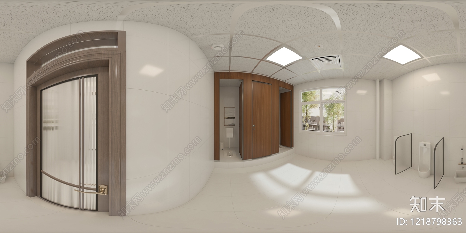 现代简约公共卫生间3D模型下载【ID:1218798363】