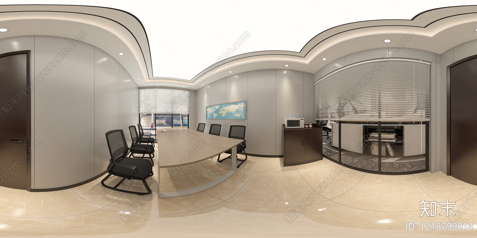 现代简约办公室3D模型下载【ID:1218799014】