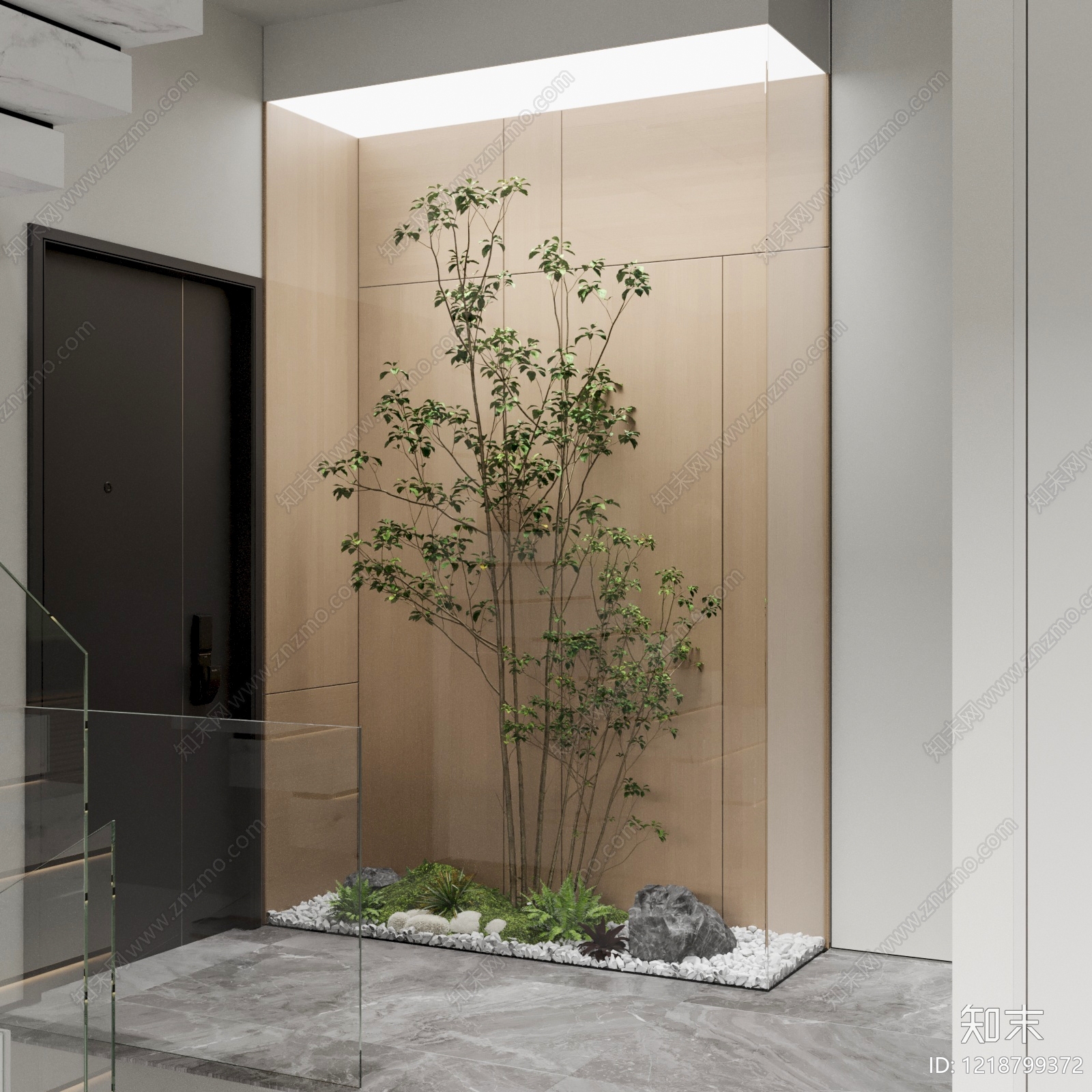现代简约玄关3D模型下载【ID:1218799372】