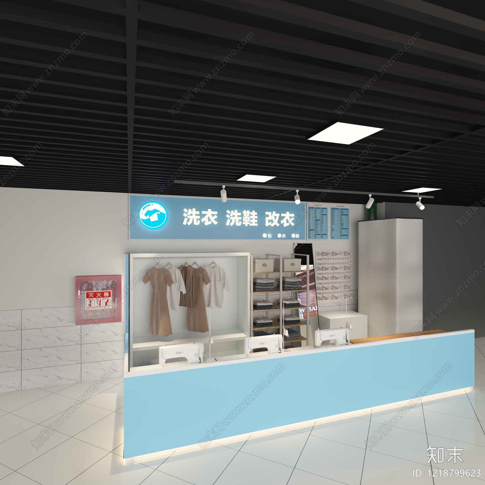 现代简约其他商业空间3D模型下载【ID:1218799623】