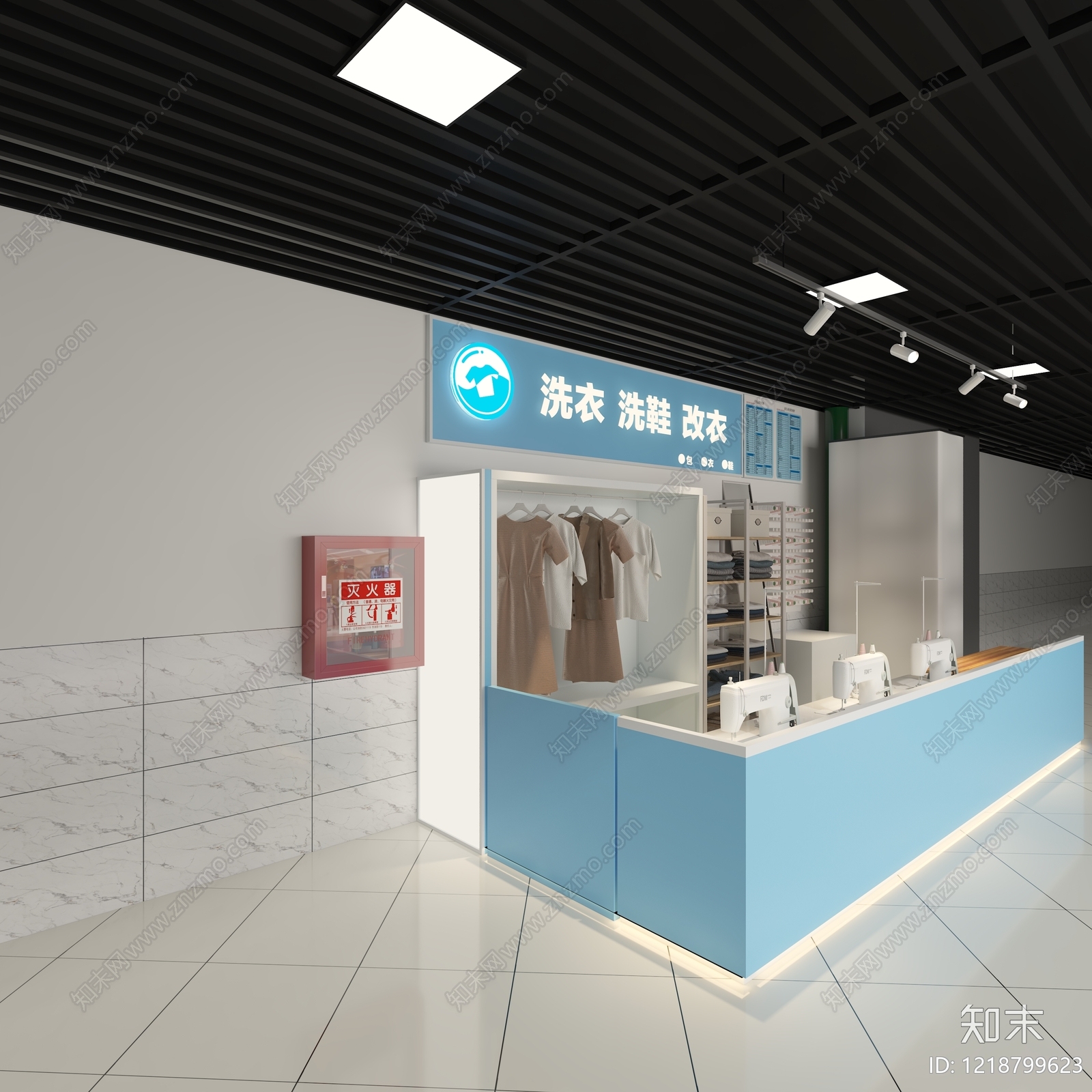 现代简约其他商业空间3D模型下载【ID:1218799623】