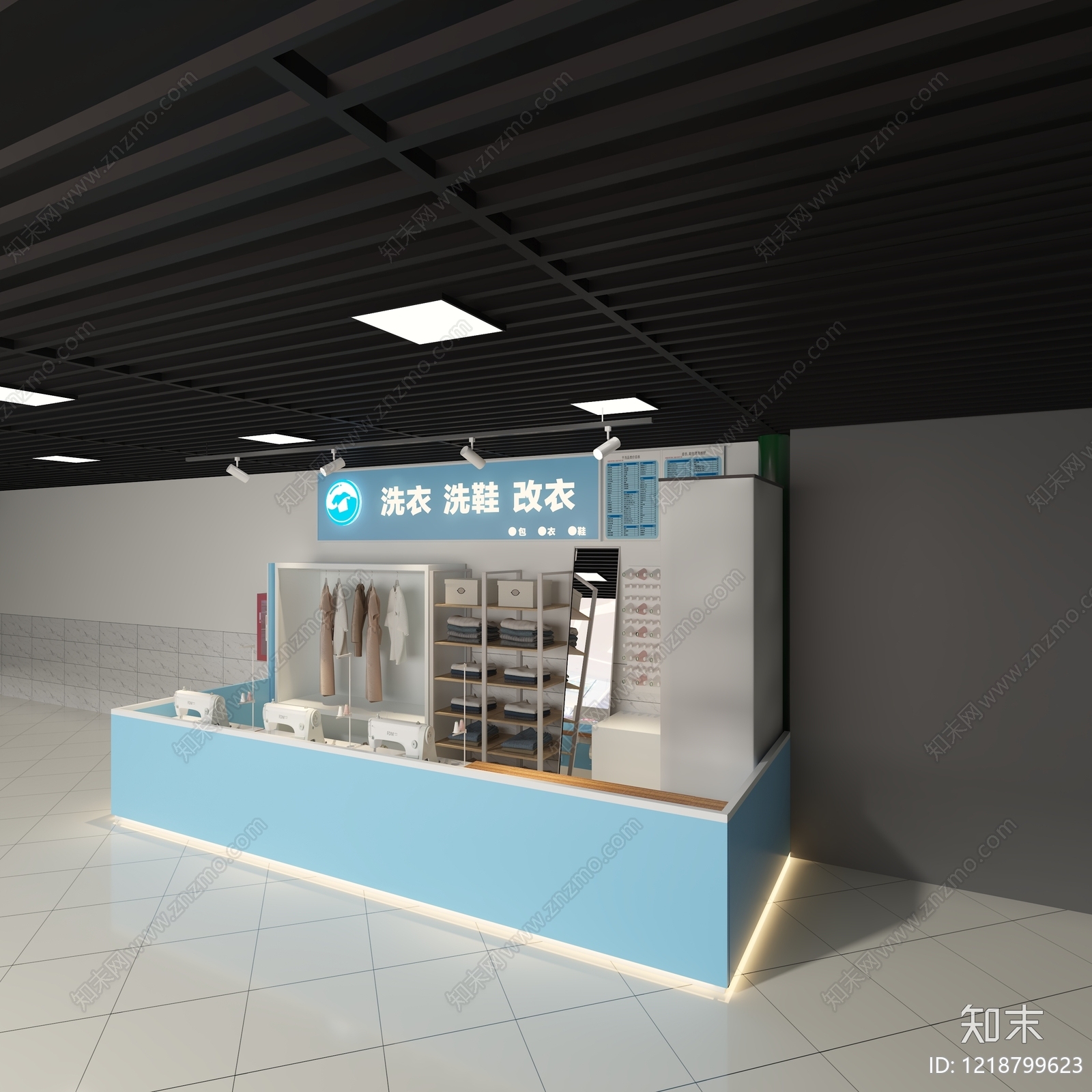 现代简约其他商业空间3D模型下载【ID:1218799623】