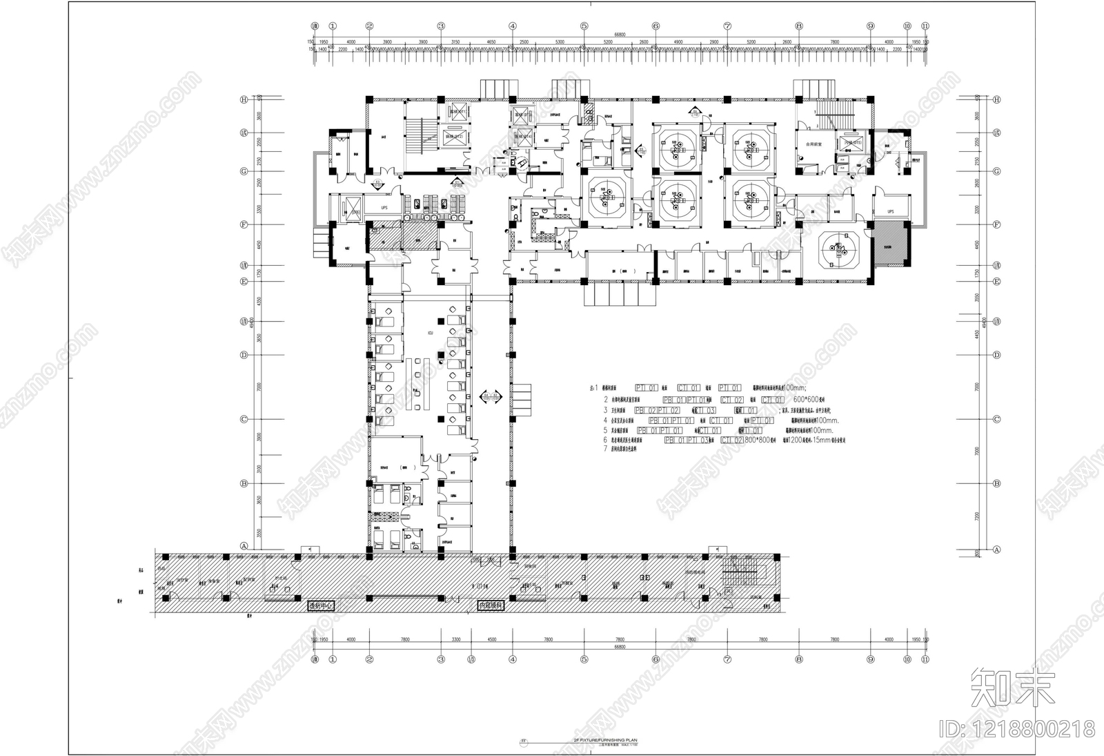 医院建筑cad施工图下载【ID:1218800218】