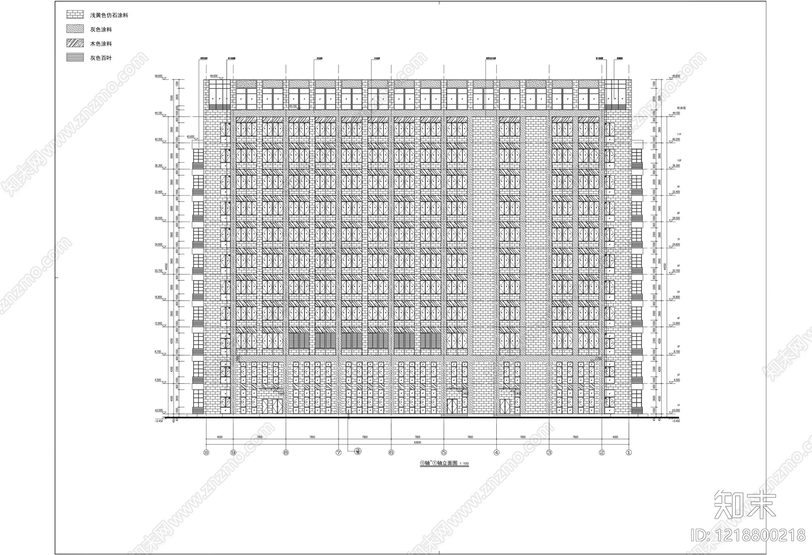 医院建筑cad施工图下载【ID:1218800218】