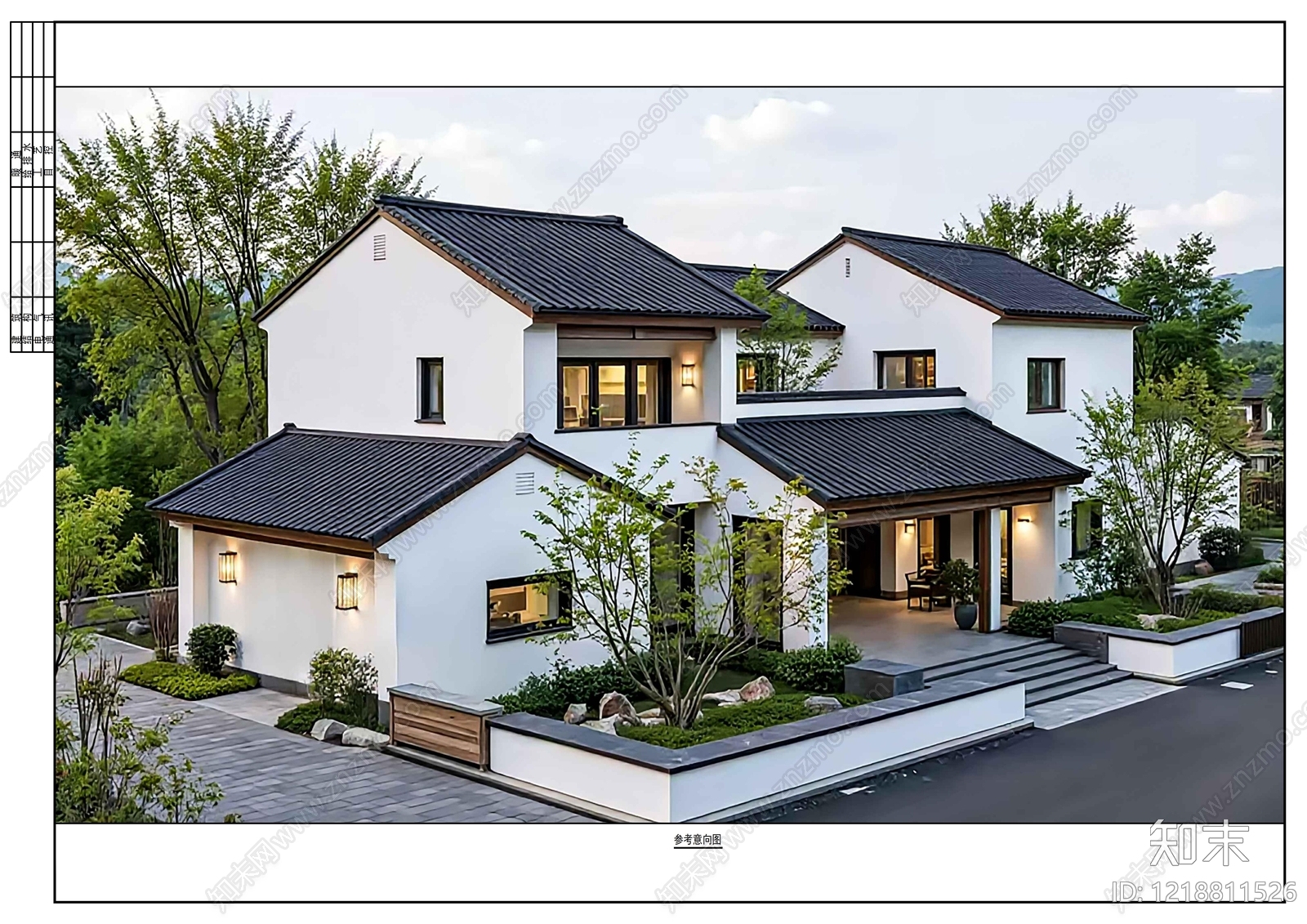 别墅建筑cad施工图下载【ID:1218811526】