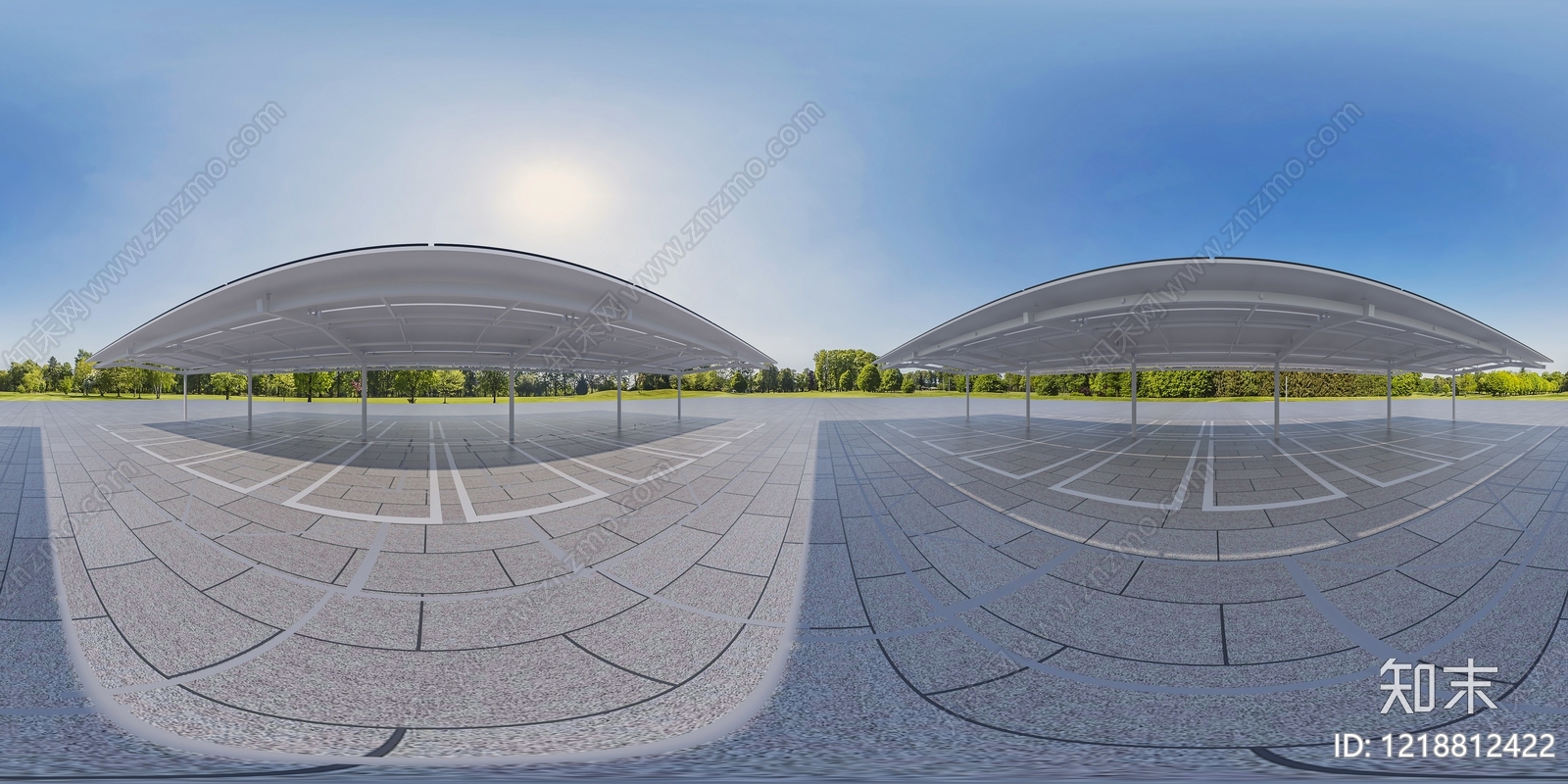 极简主义车棚3D模型下载【ID:1218812422】